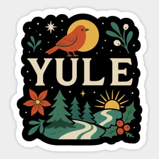 Yule time Sticker